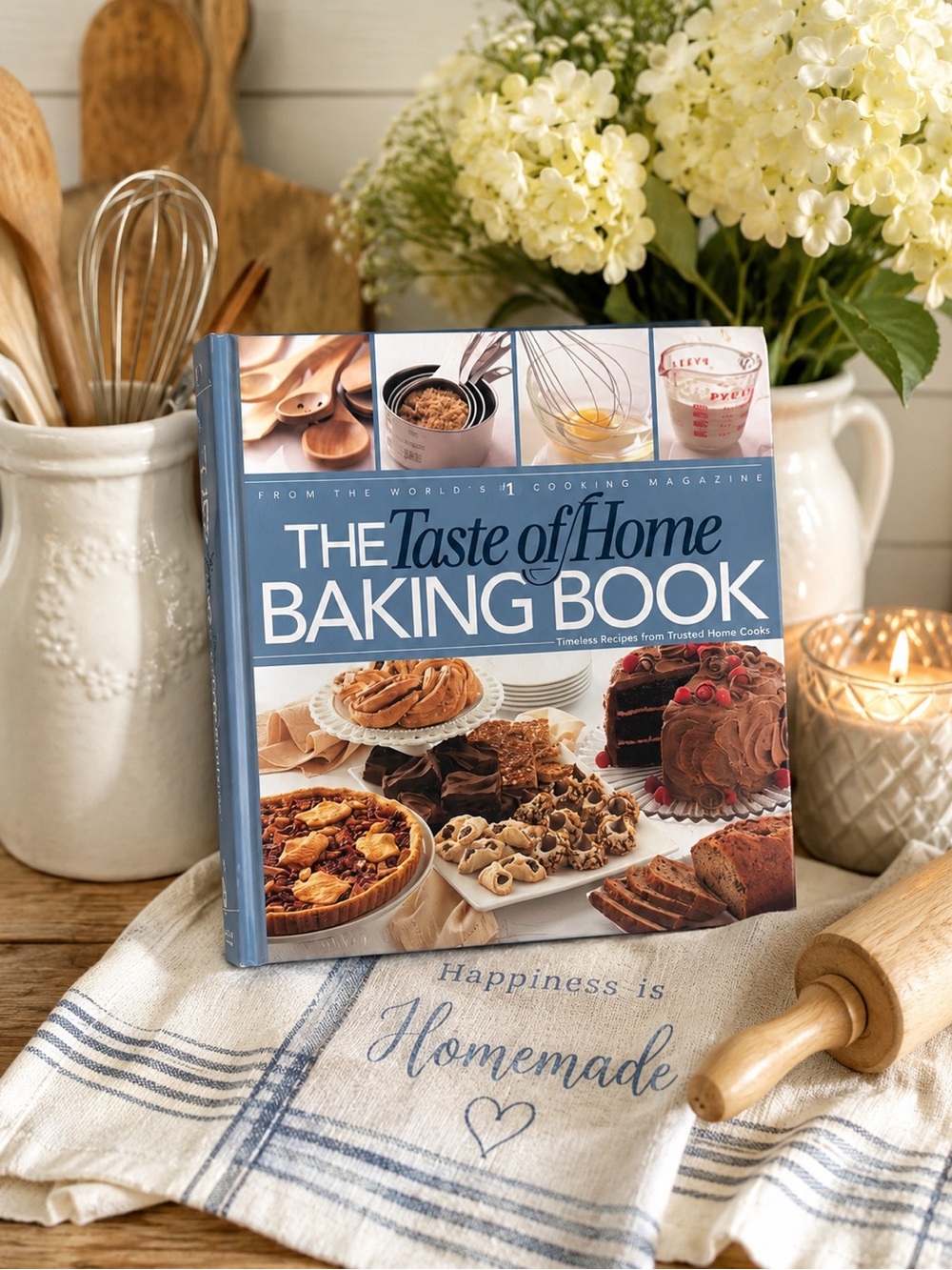 Taste of Home Baking Book - Elegant Blue Cover